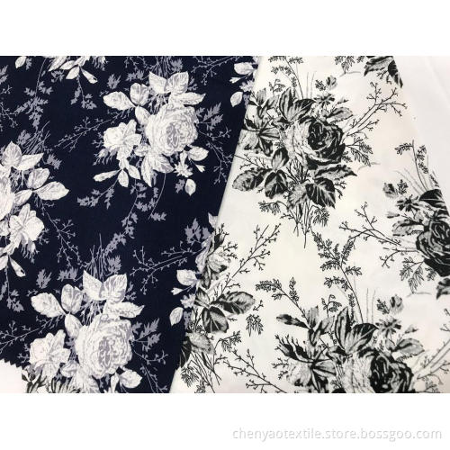 Retro Style Cotton Stretch Printed Fabric